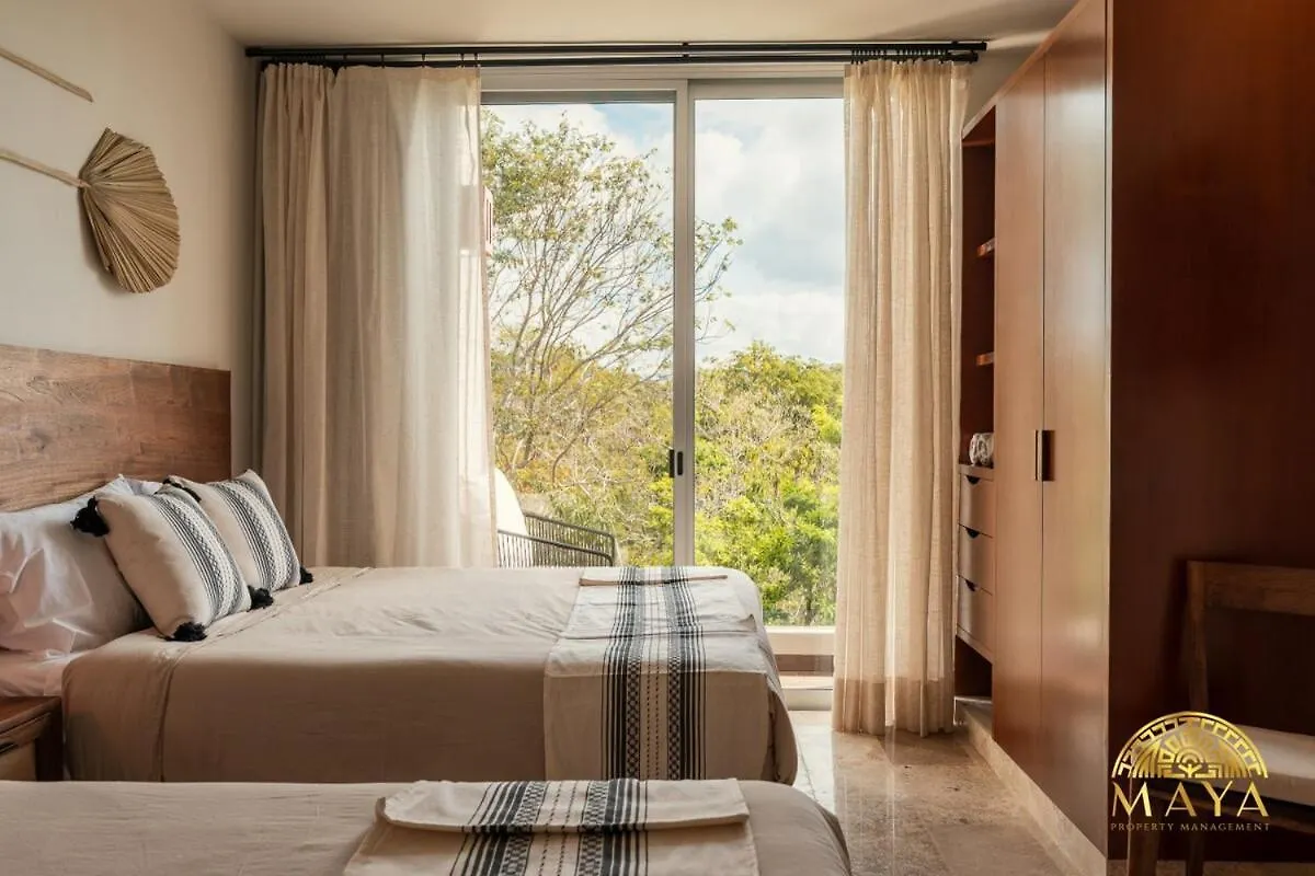 Nhoa 312C Lux 1Br Condo Top Jungle View Aldea Zama تولوم 0*,
