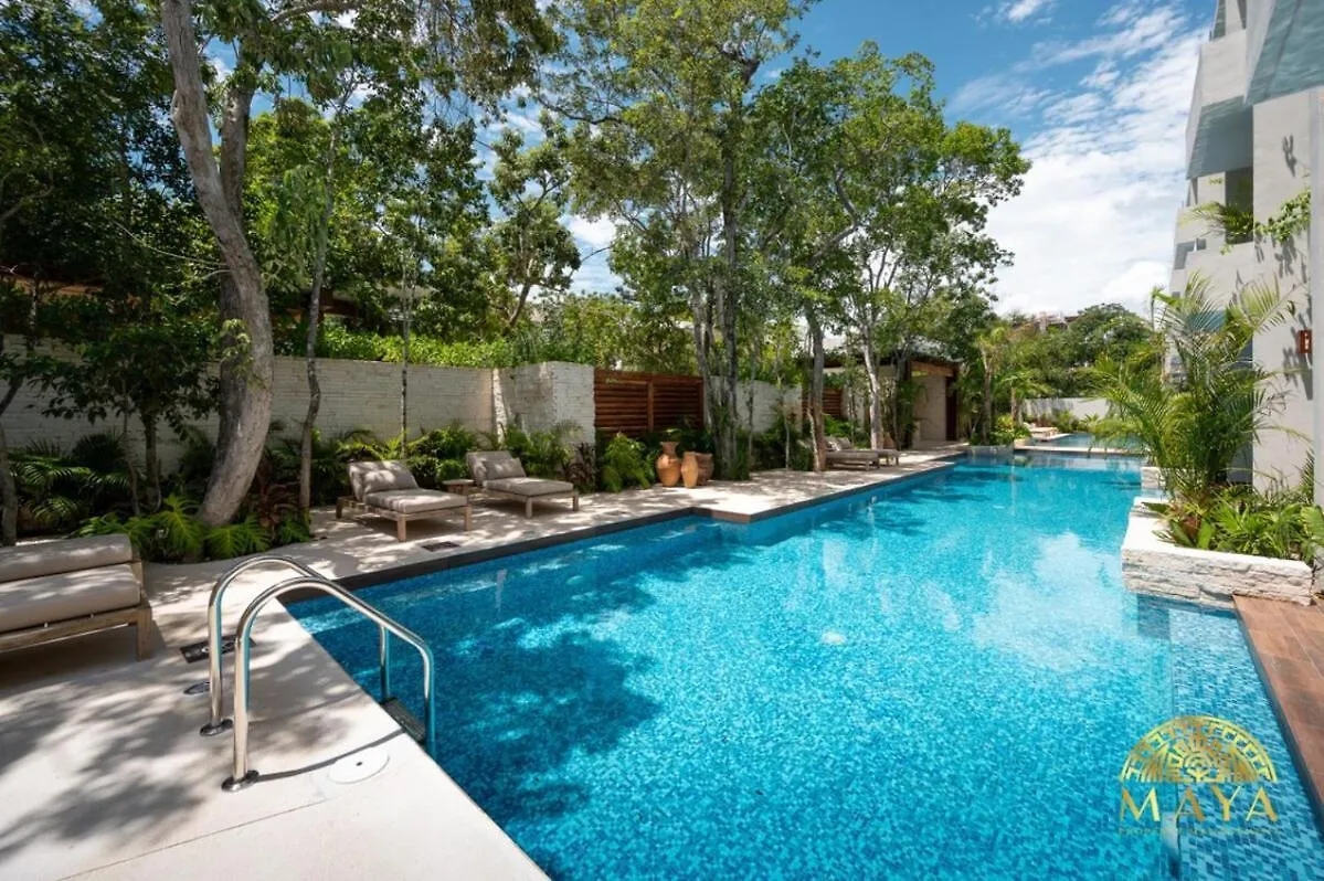 Nhoa 312C Lux 1Br Condo Top Jungle View Aldea Zama Tulum Apartment
