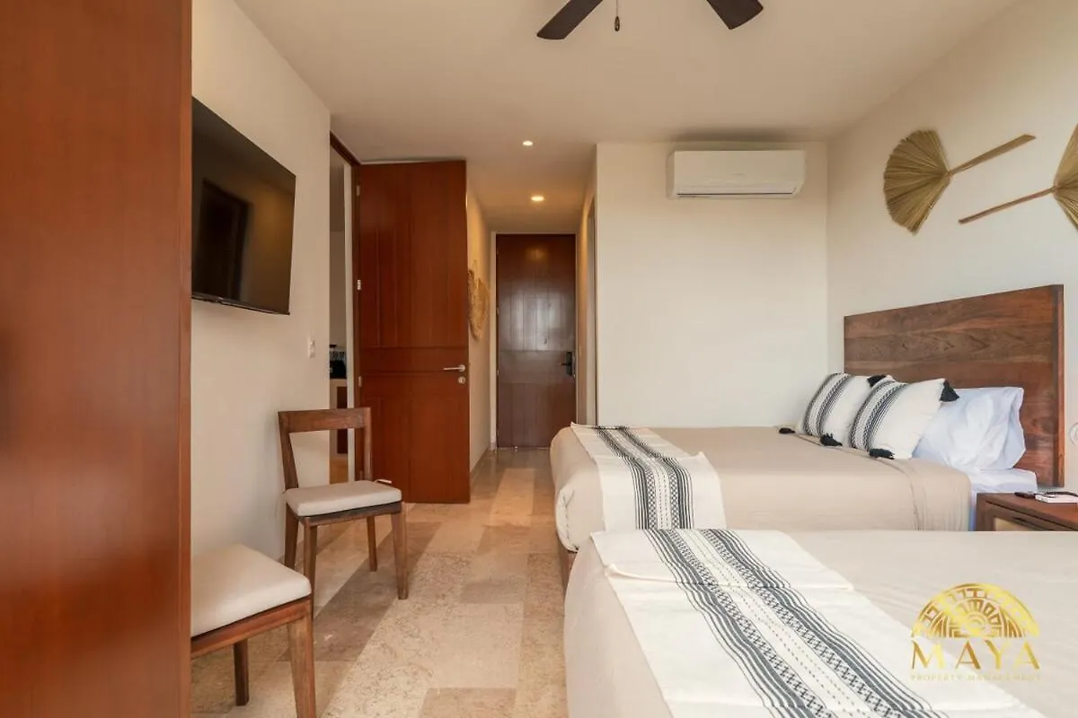 Nhoa 312C Lux 1Br Condo Top Jungle View Aldea Zama Tulum Apartment
