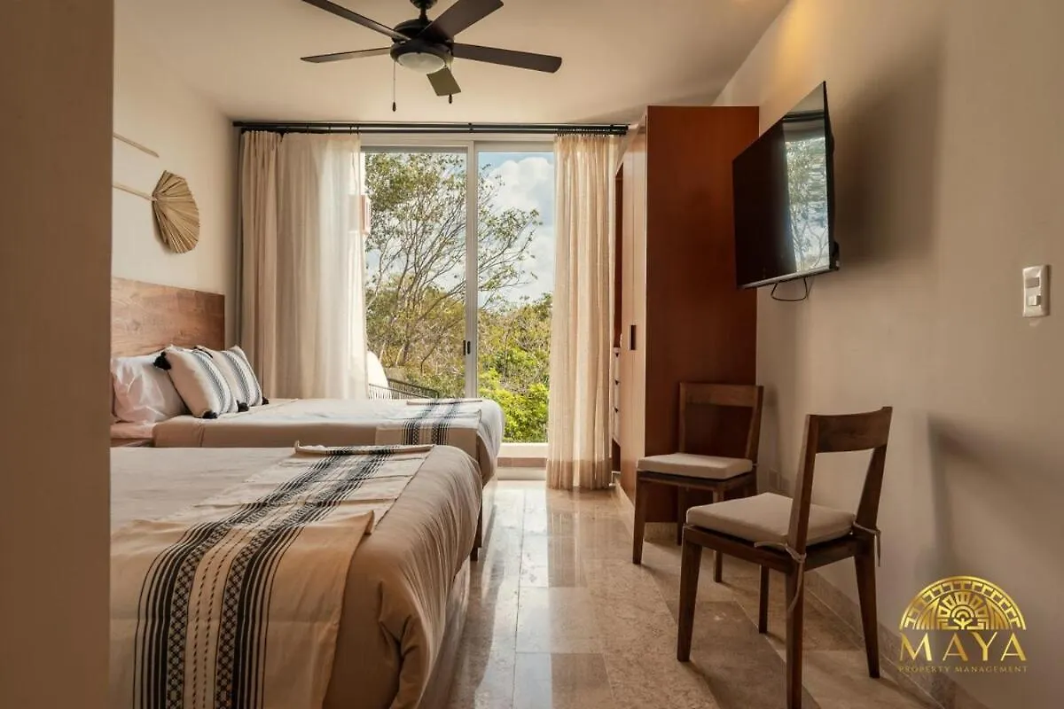 Nhoa 312C Lux 1Br Condo Top Jungle View Aldea Zama Tulum